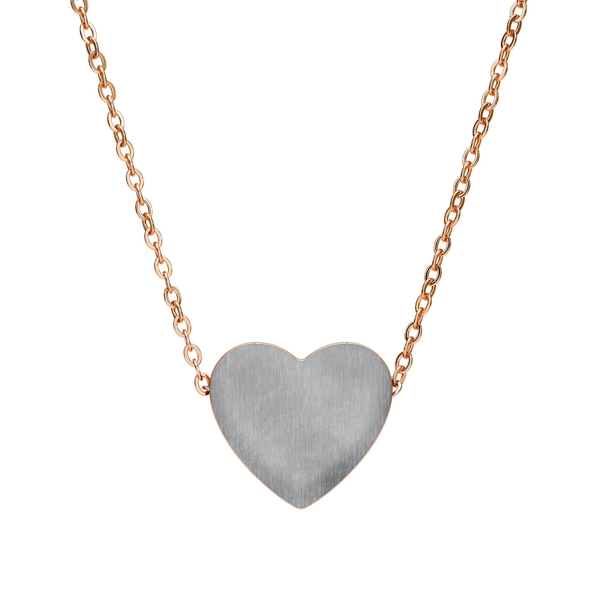 Engravable Heart Necklace — Personalized Sterling Pendant Gift