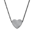 Engravable Heart Necklace — Personalized Sterling Pendant Gift
