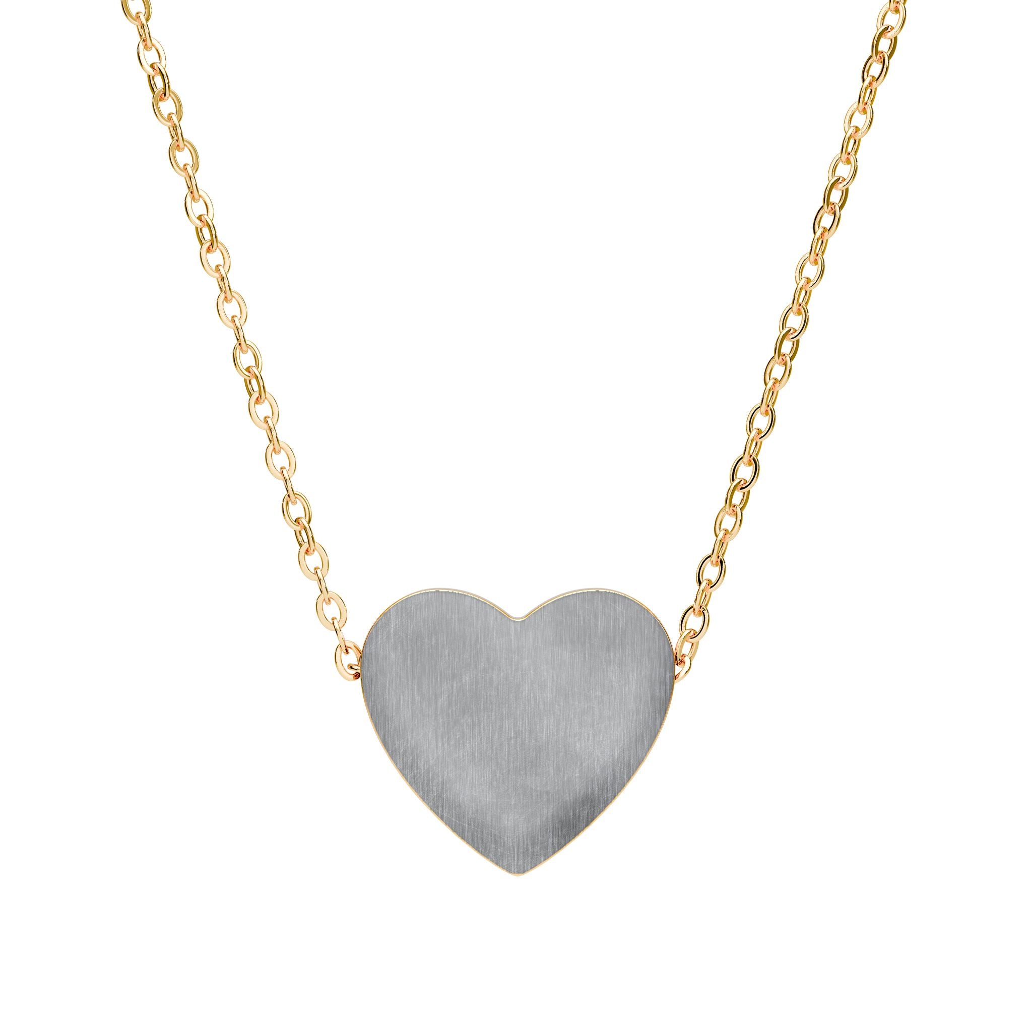 Engravable Heart Necklace — Personalized Sterling Pendant Gift