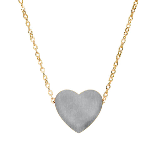 Engravable Heart Necklace — Personalized Sterling Pendant Gift